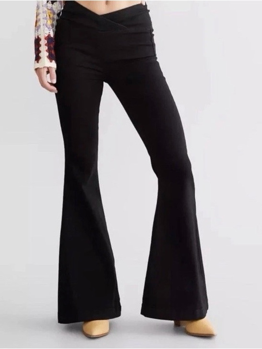 we the free venice beach black flare pants